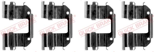 QUICK BRAKE Piederumu komplekts, Disku bremžu uzlikas 109-1285